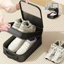 Tas Penyimpanan Sepatu untuk Perjalanan, Tahan Air & Tahan Debu, Kapasitas Besar, Multifungsi, Organizer Koper Portabel - Putih - View 6