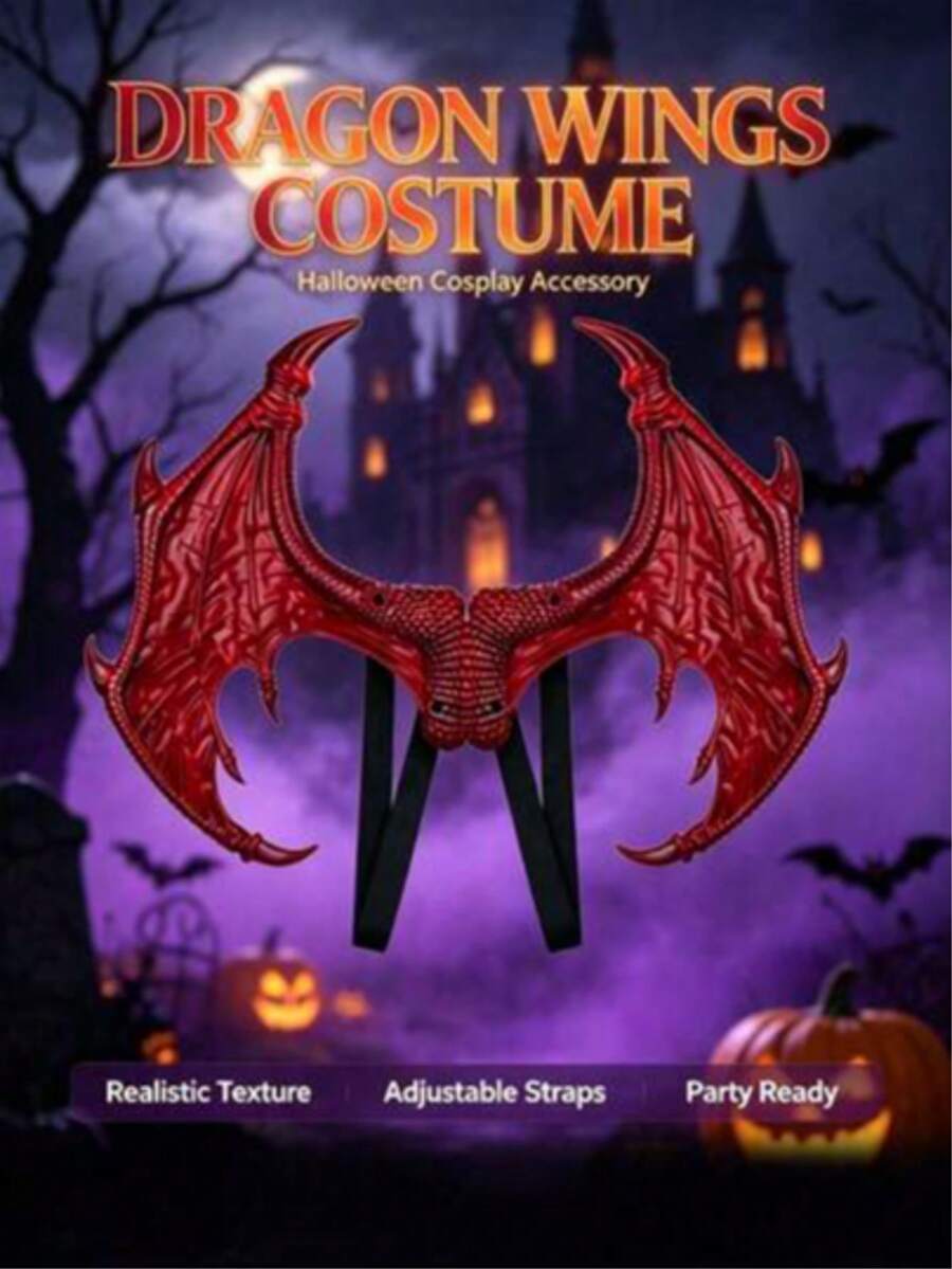 New Upgraded RP Dragon Costume Set, Halloween Decorative Dragon Wings ...