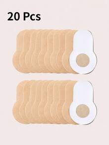 20pcs Disposable Breast Lift Pads 8cm | Non-Woven Fabric, Suitable For Summer, Fits A/B/C Cup - Multicolor - View 9