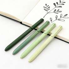4pcs Matcha Gradient Gel Neutral Pens, Matte Minimalist Student Writing Stationery - Color Style Randomized - View 11
