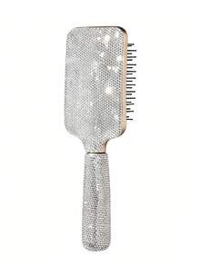 OBOVAY Rhinestone Air Cushion Massage Comb, Full Rhinestone Luxury Highly Attractive Hair Comb, Square Air Cushion Buffer Design, Rounded Bristles Won't Hurt Scalp, Smooth Detangling Without Pulling Hair, Multiple Styles Available, Suitable For Home And Makeup Styling, Sparkling Bling Texture, Great For Gifts And Personal Use - Multicolor - View 9