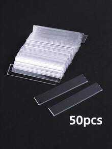50pcs/20pcs/10pcs/5pcs Transparent Acrylic Nail Display Rack With Double-Sided Removable Adhesive Tape - Durable Artificial Nail Storage Rack, Suitable For Nail Salons, Nail & Pedicure Services Organization, Nail Salons And Spas, Nail Accessories, Orderly Display. - Multicolor - View 12
