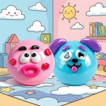 Cute Creative Dog Face Squeeze Toy, DIY Soft Squeezable Toy, Soft Rubber Toy, Children's Stress Relief Toy - Multicolor - View 4