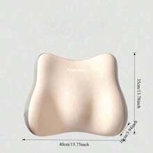 1 buah Bantal Lumbar Ergonomis Busa Memori, Bantalan Penopang Punggung Lembut, Cocok untuk Kursi Kantor, Kursi Gaming, dan Sandaran Punggung Nyaman untuk Kursi Mobil - 1PC - View 5