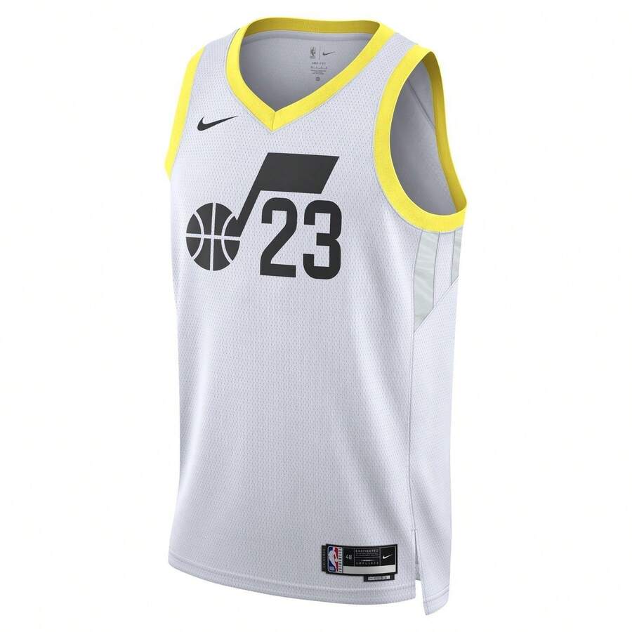 Nike Dri-FIT NBA Swingman Utah Jazz Men's White Sleeveless Basketball Jersey DN2097-108 - White - View 1
