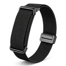 1pc Adjustable Diagonal Woven Band, Suitable For Air, Soft Breathable Nylon Replacement Wristband With Metal Buckle - For  Air - View 9