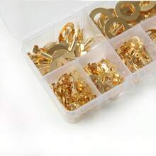 Round Terminal Block O-Type Lugs Terminals Cold-Pressed Connector Copper Tab Wiring Nose Combination Set New - A - View 8