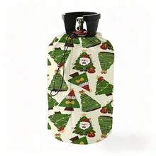 1pc Gas Cylinder Dust Cover, Anti-Stain Anti-Oil, Small Propane Tank Cover, Gas Cylinder Cover, Decorated With Various Patterns And Designs - Full Coverage - View 1