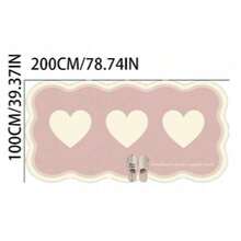 1pc Pink Bow, Cream Style, Decorative Rug, Bedroom Decor, Small Rug, Carpet, Home Decor, Living Room Rug, Living Room Small Rug, Bedroom Rug, Living Room Home Decor, Outdoor Rug, Washable Rug - Multi-color 13 - View 15