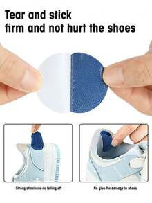 6PCS Wear-Resistant Sports Shoe Repair Patches, Self-Adhesive Cuttable DIY Heel Pads, Shoe & Boot Accessories - Multicolor - View 4