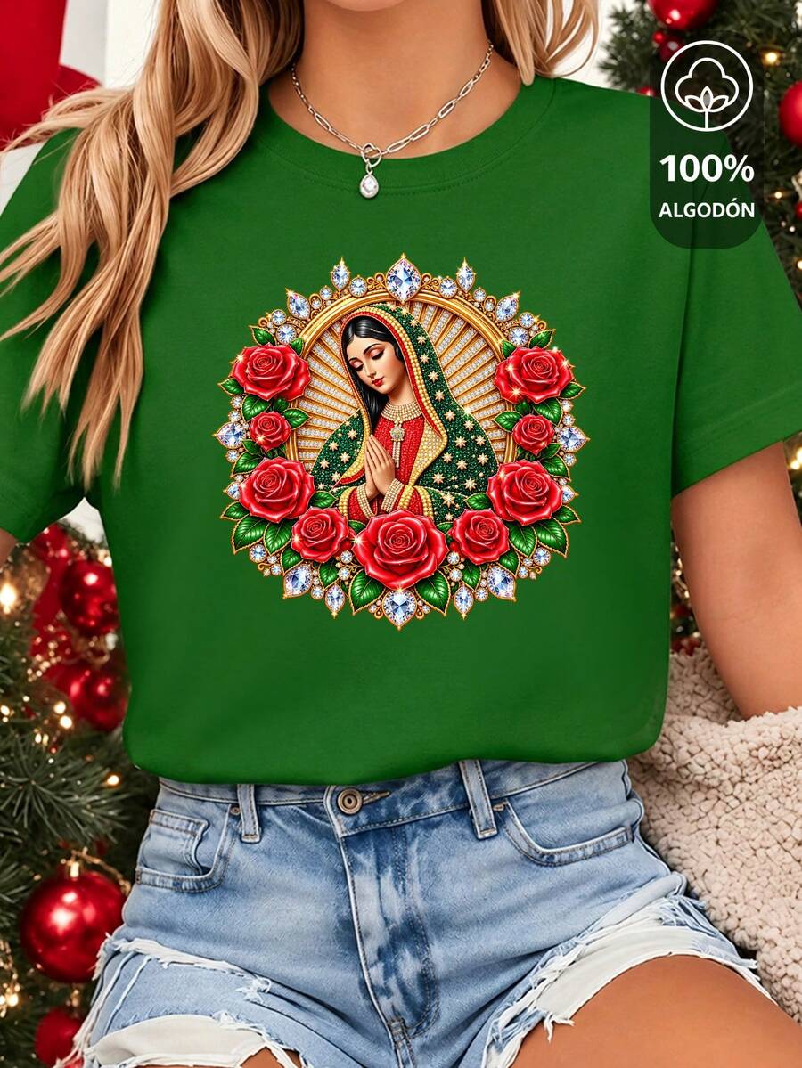 Women T-Shirts - Green - View 1