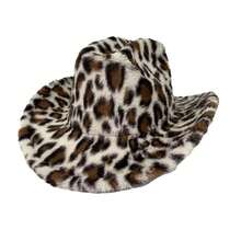 1pc Fashionable Denim Bucket Hat, Leopard Print Warm Thickened Hat, Personalized Cross-Border Gift Hat, Printed Plush Leopard Pattern, Unisex, Suitable For Outdoor, Couples, Gifts, Sports - A - View 13