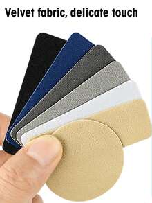 6PCS Wear-Resistant Sports Shoe Repair Patches, Self-Adhesive Cuttable DIY Heel Pads, Shoe & Boot Accessories - Multicolor - View 3