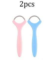 2pcs Spring Facial Hair Remover, Threading Hair Removal For Women And Men, Spring Hair Remover Can Remove Upper Lip And Chin Hair, And Won't Grow Back Thicker. Say Goodbye To Rough Facial Skin! Convenient To Use, Faster Than Tweezing, Just Roll The Spring Facial Hair Remover From Bottom To Top To Remove Facial Hair, Adjust The Angle And Roll Repeatedly, Durable And Reusable - Multicolor - View 9
