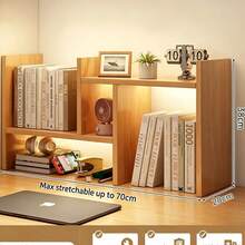 Minimalist Dorm Desk Organizer Simple Bookshelf Desk Storage Rack Multi-Layer Display Shelf For Students - Multicolor - View 7