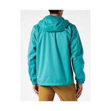 The North Face Men's Quest Hooded Rain Jacket / Porcelain Green / RRP £110 - Green - View 2