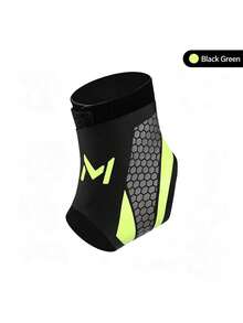 Sports Ankle Support Brace, Suitable For Basketball, Football, Volleyball And Fitness, Unisex, Shock-Absorbing To Reduce Foot Fatigue, With Hook And Loop Heel Support, Wrap-Around Compression Design, Adjustable Ankle Joint Support - Multicolor - View 10
