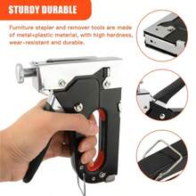 Heavy Duty 4-In-1 Manual Woodworking Nail Gun Set, Adjustable Multi-Function Home Decor Stapler Set, Labor-Saving Durable Universal Nailer Set, Suitable For Woodworking, Home Repair, DIY Crafts, Office Binding, Daily Tasks. Labor-Saving Ergonomic Men's Tool Nail Gun Set, Heavy Duty Durable Woodworking Tool Nailer, Multi-Function Efficient Work Tool Stapler, Easy To Use DIY Tool Manual Nail Gun, Christmas Gift, (Refill Nails Available For Purchase). - Multicolor - View 6