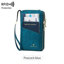 FOREVER MIYIN RFID Blocking Passport Cover, Zip Wristlet Travel Wallet, Phone Pocket, Multi Card & SD Slots, Pen Holder, ID Window, Large Capacity Travel Essential - Multicolor - View 19