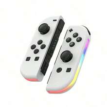 Switch Joycon Left & Right Wireless Pairing Game Controller RGB Light Wake-Up Vibration Colorful Lighting Motion Sensing Bluetooth Controller 3D Joystick Control No Drift - View 11