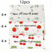 Waterproof Refrigerator Mat,Moisture-Proof, Non-Slip, Washable, Reusable, Eva Material, Novel Strawberry, Chrysanthemum, Cherry Patterns, Suitable For Refrigerator And Kitchen Decoration, Refrigerator Mat, Drawer Mat, Shoe Cabinet Mat, Cabinet Mat ﻿ - A - View 11