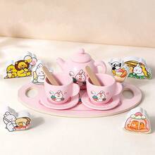 Children's Simulation Tea Party Toy Set, Beerus Collaboration Cute Cartoon Tea Set And Snacks, Princess Tea Party Game Toy, Suitable For Children 2 Years Old And Above, Role Play Toy Gift, Christmas Gift, Birthday Gift - Multicolor - View 7