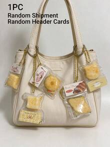 1 buah Ornamen Pereda Stres Berbentuk Donat Realistis yang Dapat Diremas, Gantungan Tas Dekoratif, Dekorasi Koleksi Meja, Cocok untuk Hadiah Pesta Ulang Tahun dan Liburan, Header Kartu Acak - MultiWarna - View 8
