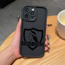 1件 Corocoro Team Logo創意手機殼，適用於 Apple 17 16 15 14 13 12 11 Pro Max X XR XSMAX 8 7 Plus，防摔磨砂背蓋 - 彩色 - 查看 1