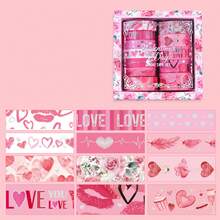 1 Set Valentine's Day Washi Tape Set Creative Gold Foil Heart Element Planner Decoration Collage - Multicolor - View 10