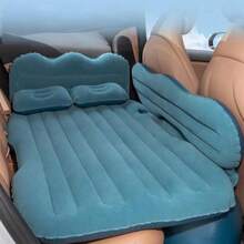 1 Set Thickened Inflatable Car Seat Cushion, Includes 1 Support Pad And 2 Inflatable Pillows, Portable Inflatable Sleeping Bed, Suitable For Vacation Road Trips, Family Outings And Camping In Cars Or SUVs - Classic Black - View 8