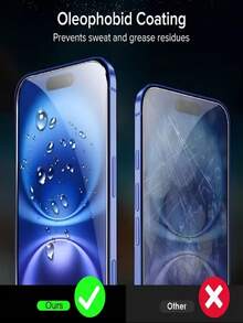 9片高清晰度鋼化玻璃螢幕保護貼，相容 iPhone 18 Pro/18 Pro Max/17 Pro Max/17 Pro/ Air 16/15/14/13 Pro/Pro Max 12/11/XS/XS Max/XR，防刮層、全螢幕覆蓋、一鍵輕鬆貼附 - 9件 - 查看 7