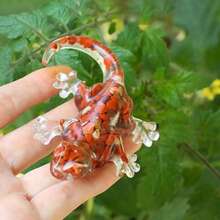 1pc Crystal Resin Gecko, DIY Jewelry Decoration, Lizard Decorative Collectible Ornament, Jewelry Making Style, Holiday Party, Indoor, Yard Decoration, Beach Party, Best Holiday Gift. Random Color 1pc - Crystal Resin Gecko - View 12