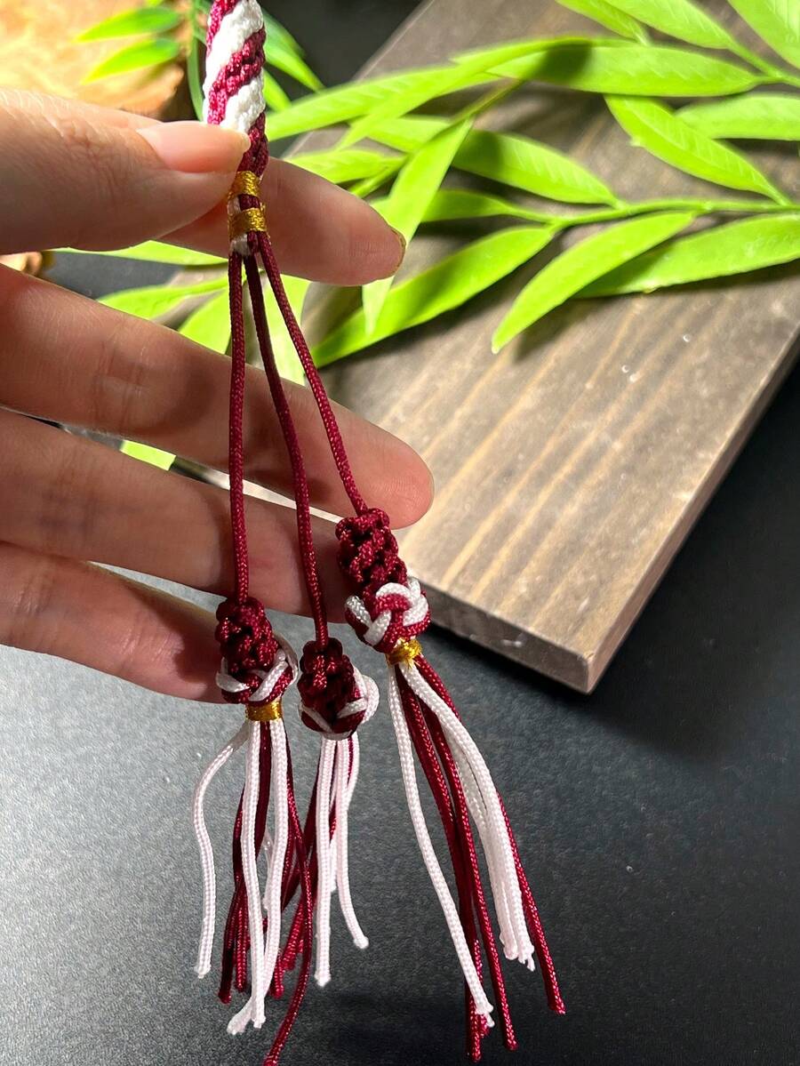 New Handmade Woven Tassel Pendant Replacement For Prayer Beads Bracelet, Ramadan Prayer Beads DIY Decorative Rope - Multicolor - View 1