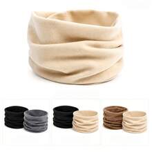 Lightweight Unisex Neck Gaiter - Soft Warm Tubular Scarf, Suitable For Cycling, Walking, Outdoor Activities, Elastic Slip-On Face Mask Warmth Wrap, Machine Washable, Autumn/Winter Daily Wear - Multicolor - View 3