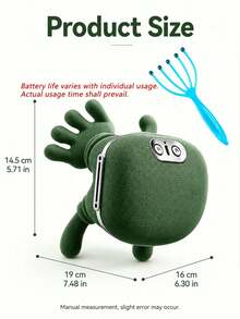 Smart Heated Neck & Shoulder Massager, USB Electric Deep Tissue Kneading Massage Machine For Neck, Back, Legs, Christmas & Halloween Gift For Women & Men - C-Green - View 9