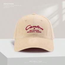 Large Head Circumference Baseball Cap Women Deep Crown Face-Slimming Brushed Cotton Baseball Cap Korean Style Wide Brim Hat Men - Multicolor - View 11