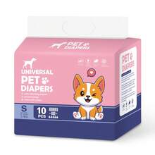 Universal Pet Diapers, Suitable For Dogs And Cats, Super Absorbent Disposable Puppy Diapers, Leak-Proof And Breathable, Suitable For Female Dogs In Heat, Male Dog Marking, Dogs In Heat, Senior Pets, Excitement Urination And Travel - M - View 15