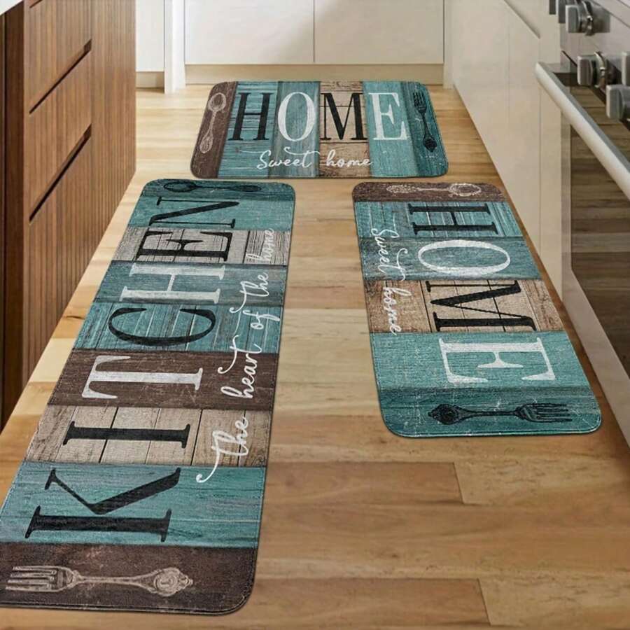 Alfombra decorativa de estilo vintage, lavable aáquina y antideslizante, de pelo corto y ligera, para pasillos, entradas, cocinas, salones y corredores. Perfecta para decorar el hogar. Diseño de porcelana azul y blanca. como regalo para el Día de Acción de Gracias o Navidad. Color azul. - Estilo 13 - Ver 1