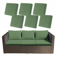 1pc Jacquard Sofa Seat Cover, Elastic Jacquard Seat Cushion, Sofa Cover, Chair Pad, Furniture Protector, Washable Bottom - Multicolor - View 14