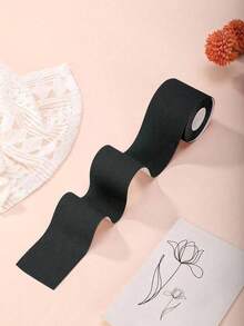 1 Roll Plus Size Breast Lift Tape, Elastic Breathable Cleavage Lifting Tape, Suitable For Large Breasts, Customizable Shape, Invisible Nipple Covers, Perfect For Summer Dresses - Multicolor - View 10