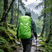 High-Quality Reflective Backpack Rain Cover, Suitable For 15-40L Backpacks, Double-Layer Design, Outdoor Hiking Backpack Rain Cover, Unisex, Cycling Backpack Dust Cover, Dust-Proof/Cycling/Camping, Travel Essential - Multicolor - View 11