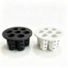 2pcs Hydroponic Garlic & Onion Molds, 3D Printed Plant Growing Kit, Essential DIY Gardening Tool For Kitchen & Balcony, Slouchy Indoor Planting, Home Gardening Hydroponic System Accessory, White, 6 Holes - Multiple Specifications - View 5