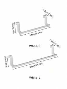 1pc Drill-Free Space-Saving Hanging Hook Rack, Suitable For Kitchen, Bathroom And Cabinet, Can Hang Towels And Rags, Easy Installation, Kitchen Storage, Bathroom Organization, Modern Home Decor - Multicolor - View 12