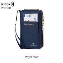 FOREVER MIYIN RFID Blocking Passport Cover, Zip Wristlet Travel Wallet, Phone Pocket, Multi Card & SD Slots, Pen Holder, ID Window, Large Capacity Travel Essential - Multicolor - View 13