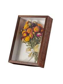 1 pieza Marco de caja de sombra DIY para flores secas, marco de fotos hueco, caja de almacenamiento, marco de exhibición de figuras, marco de exhibición de especímenes, soporte de exhibición de modelos. Adecuado para exhibición de flores secas, regalo de marco de fotos, Día de la Madre, Pascua, decoración de Eid. - A - Ver 12