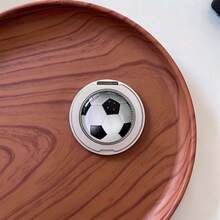 1PC Creative 360° Rotating Ball Planet Phone Stand, Crystal Glass Basketball Football Earth Moon Tai Chi Foldable Stress Relief Phone Holder - Multicolor - View 14