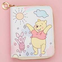 1pc Disney New Bear & Mickey Mouse Short Trifold Wallet Card Holder Coin Purse Multi-Slot Money Clip - Multicolor - View 12