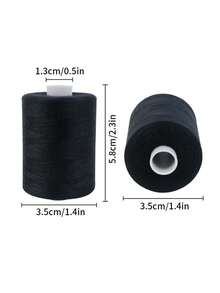 910m*6 Rollos/Set Hilo para Coser a Mano 402 Hilo de Poliéster Colorido Juego de Hilo para Coser a Mano DIY para Uso Doméstico - 910 metros * 6 rollos/juego de cables - Ver 2