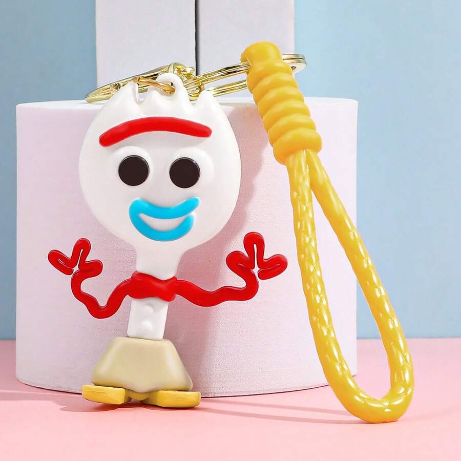 Spin Master Toy Story Fork Keychain Pendant, Printed Bag Charm, Daily Decorative Small Gift Toy - Keychain - View 1