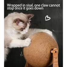 Vertical Ferris Wheel Cat Scratching Ball, Durable Sisal Cat Scratching Board, Boredom Relief Cat Toy, Self-Entertainment Chewing And Scratching Toy, Suitable For Indoor Cats Daily Home Pet Supplies - Cat Scratch Ball - View 6